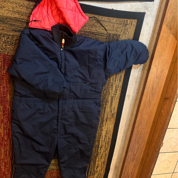 Men's navy blue snow suit - Picture 2 of 9